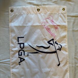 Paula Creamer autographed LPGA Flag